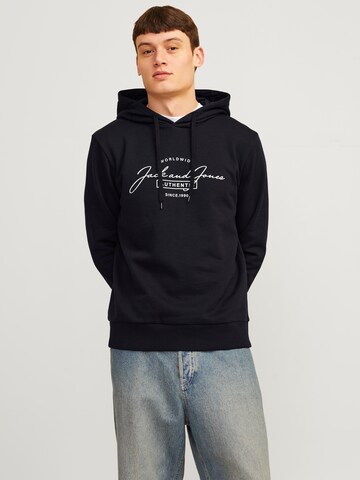 JACK & JONES Μπλούζα φούτερ 'JJFERRIS' σε μαύρο: μπροστά