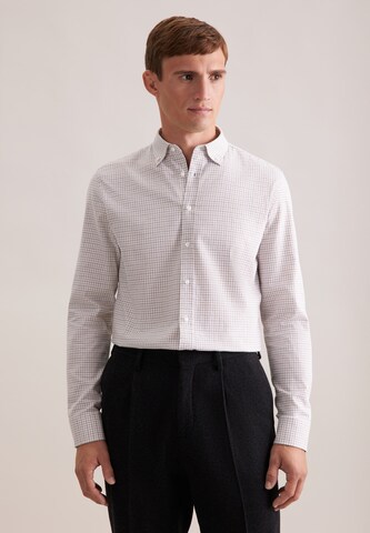 Coupe slim Chemise business SEIDENSTICKER en blanc : devant