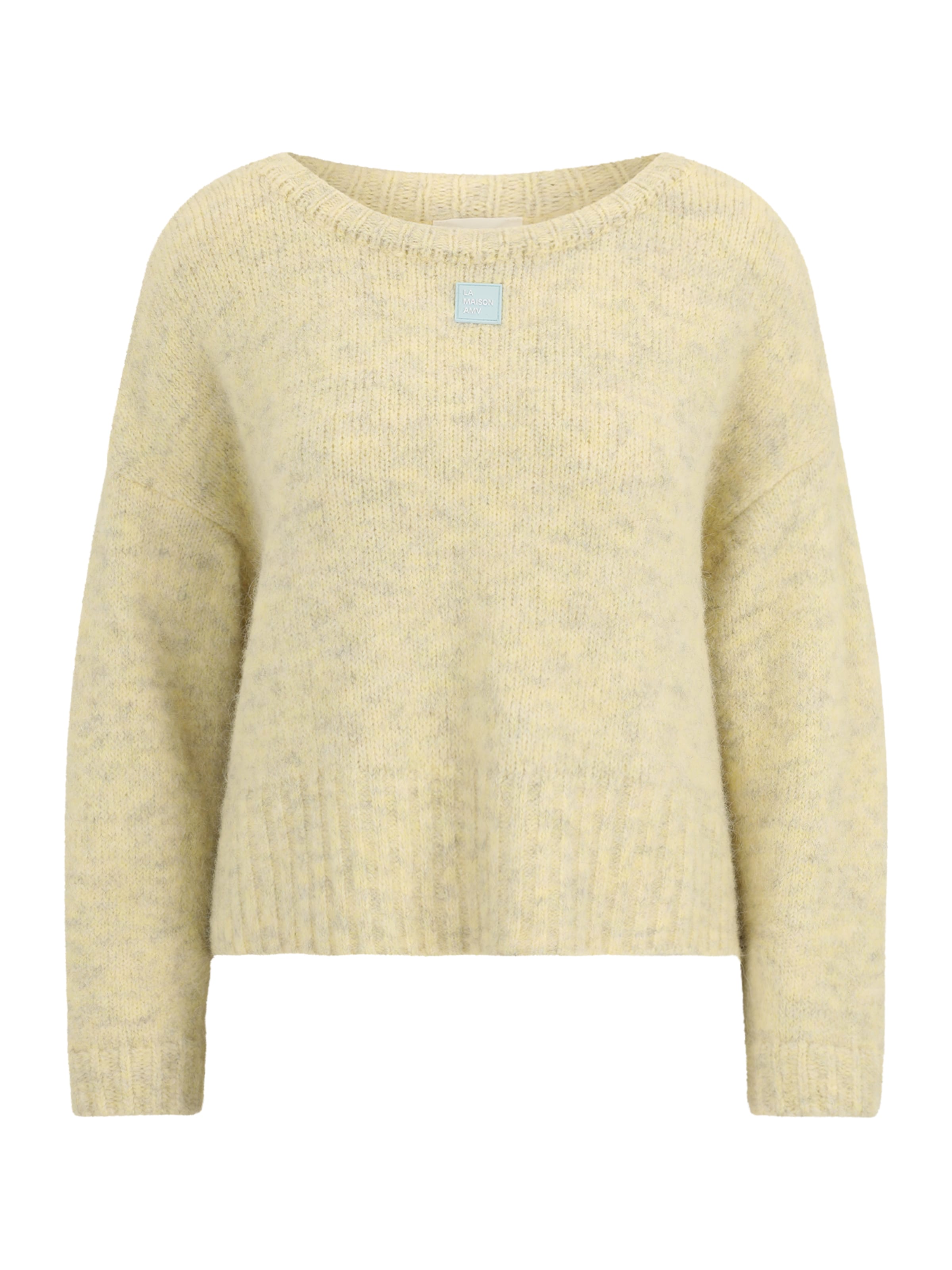 AMERICAN VINTAGE Pullover 'EAST' in Gelb: Vorderseite