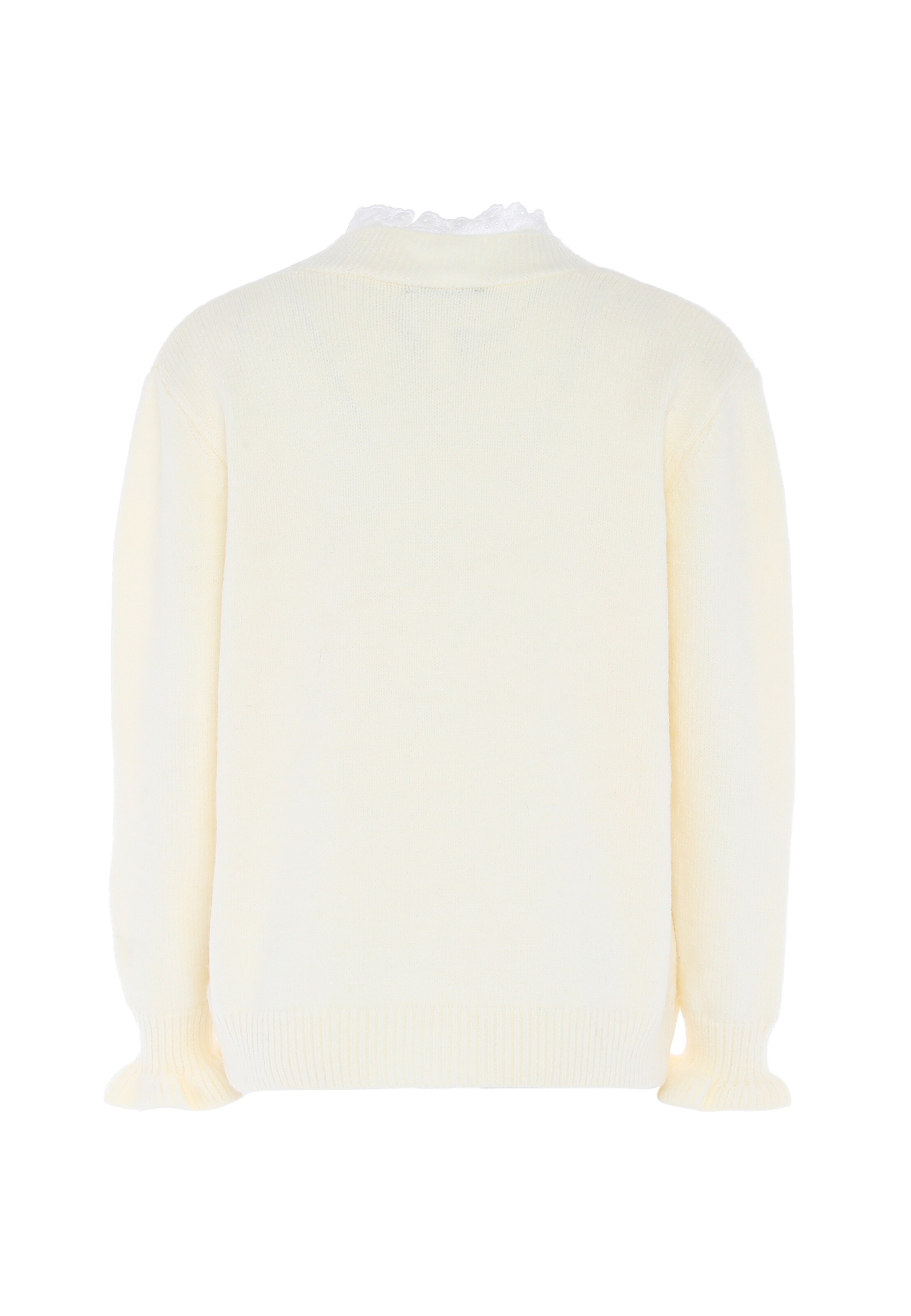 NAEMI - Casaco de malha em branco