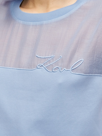 T-shirt Karl Lagerfeld en bleu