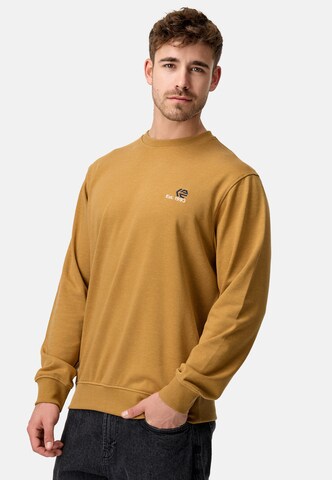 INDICODE JEANS Sweatshirt 'Julius' in Brown