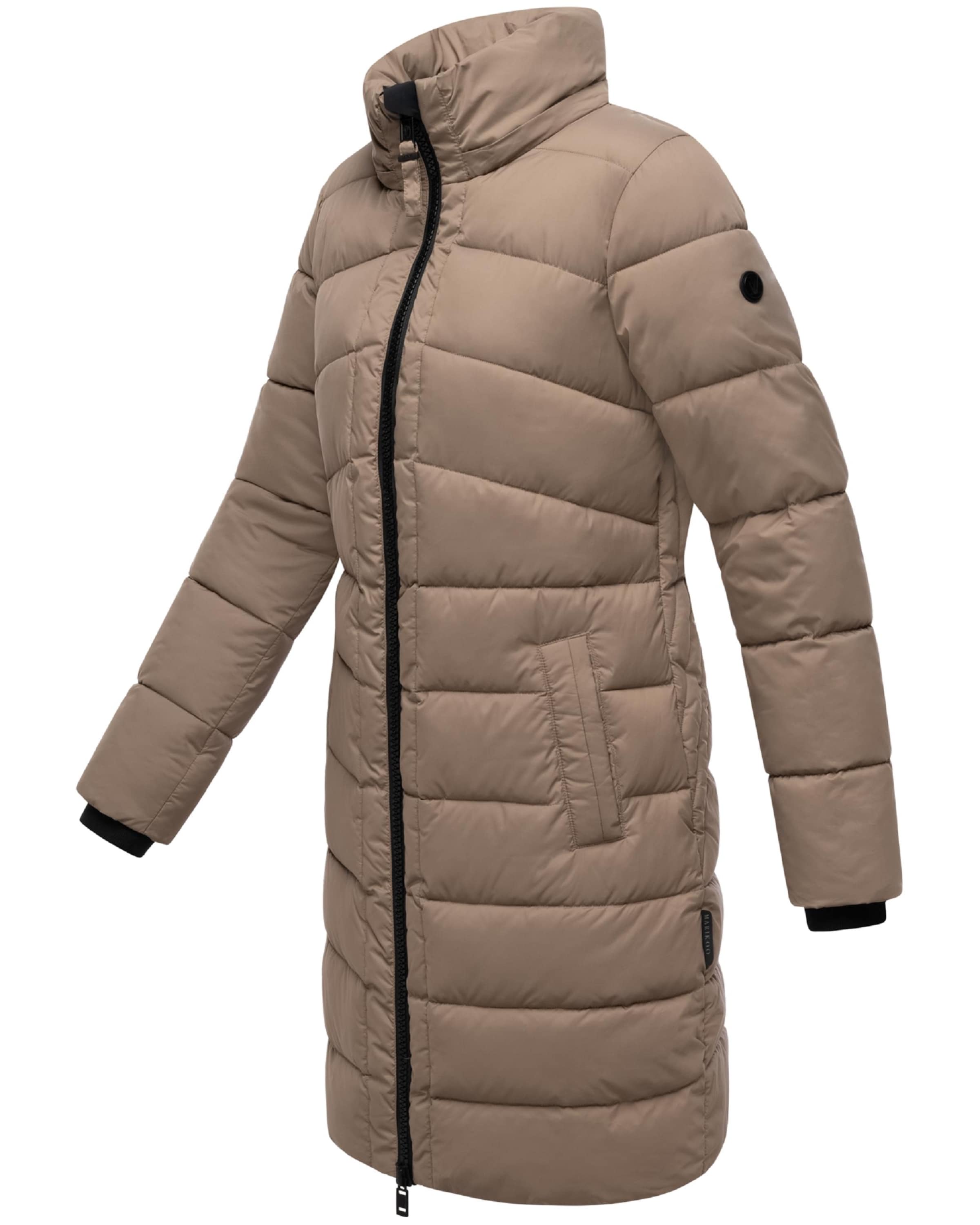 MARIKOO Płaszcz zimowy 'Kaltnäschen 16' w kolorze szary