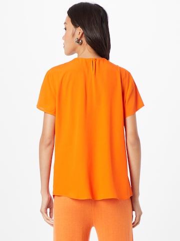 Bluză 'Schwarze Rose' de la SEIDENSTICKER pe portocaliu