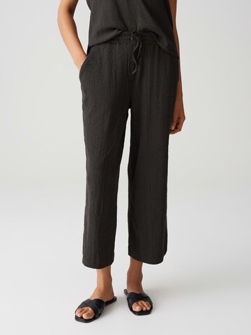 Wide leg Pantaloni 'Mileni' di OPUS in nero: frontale