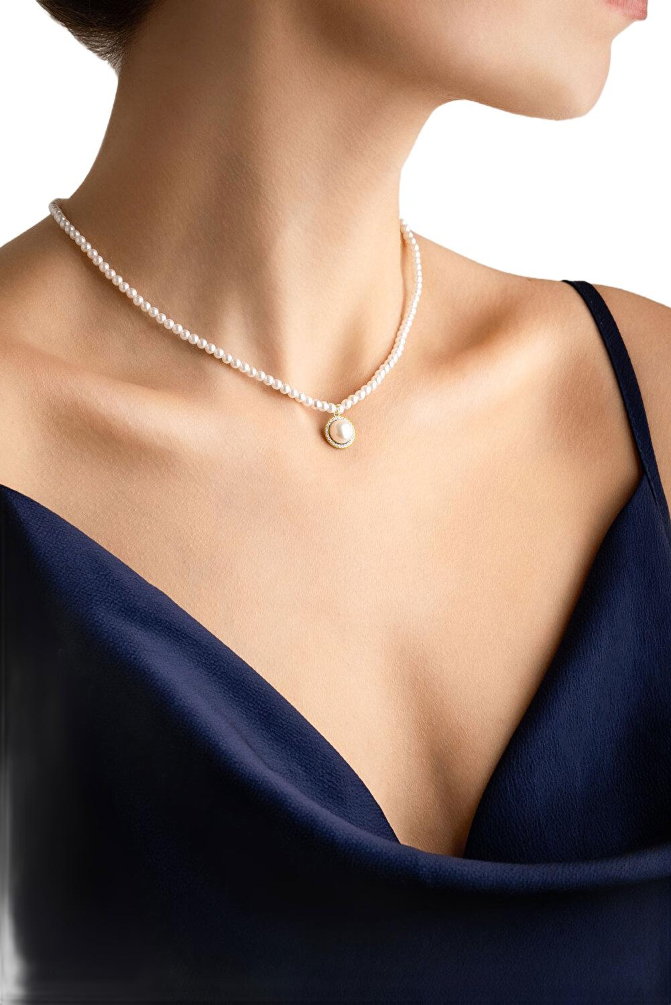 So Chic Silberkette in Gold: Vorderseite