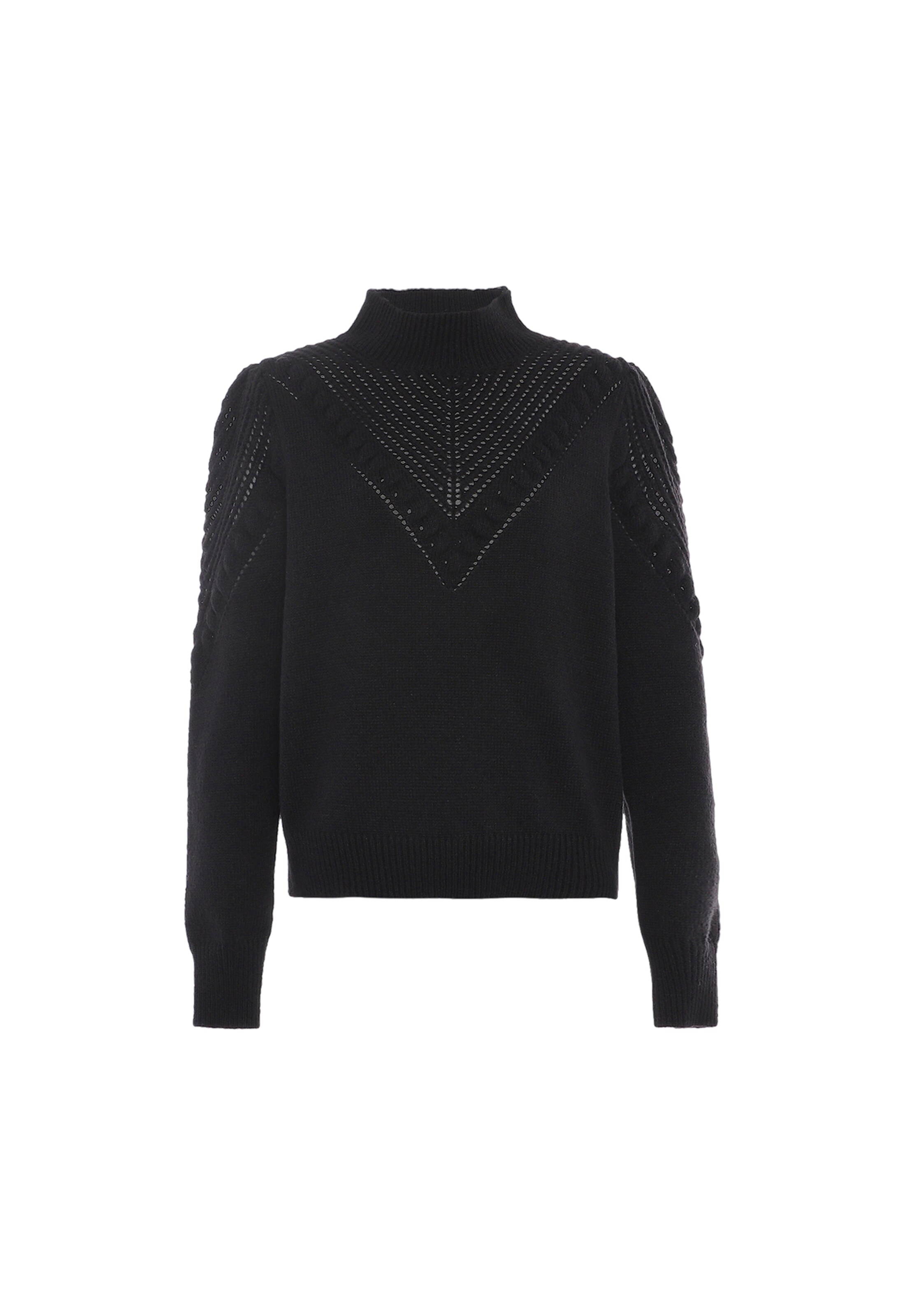 faina Sweater in Black: front