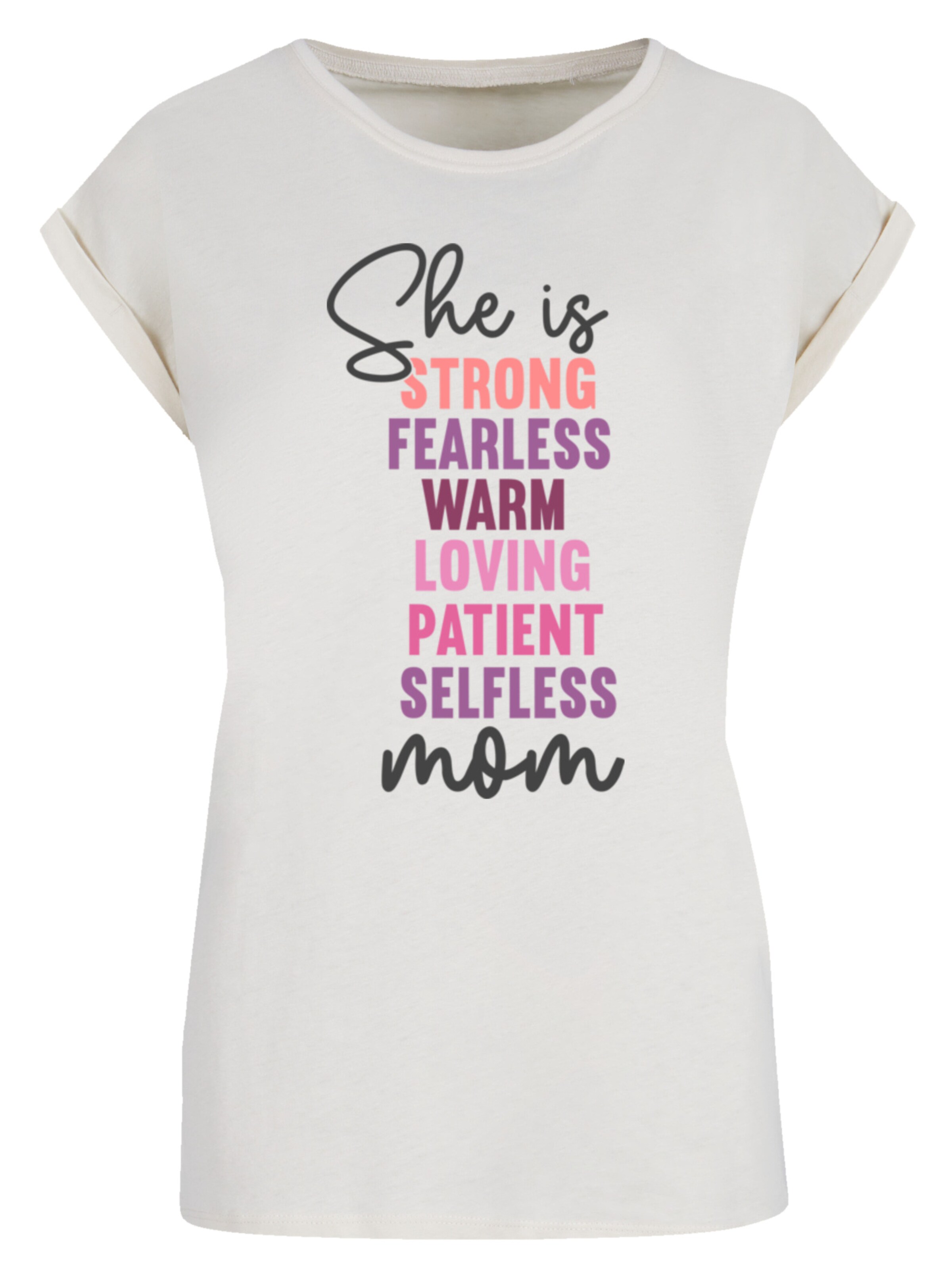 F4NT4STIC Shirt in Beige: voorkant