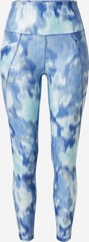 Marika - Skinny Calças de desporto em azul: frente