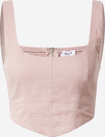 Cotton On - Top en rosa: frente