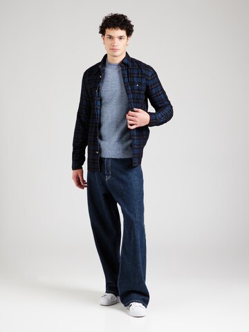 SELECTED HOMME Sweater 'SLHRoss' in Blue