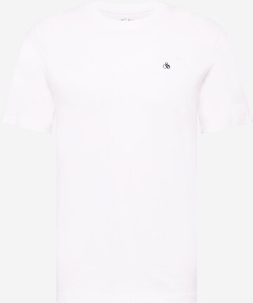 SCOTCH & SODA T-shirt i vit: framsida