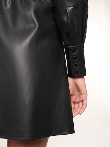 ABOUT YOU x Laura Giurcanu - Vestido camisero 'Sarina' en negro