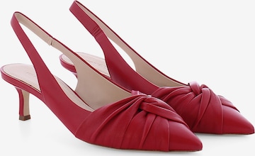 Escarpins à bride arrière 'Rico' Kennel & Schmenger en rouge : devant