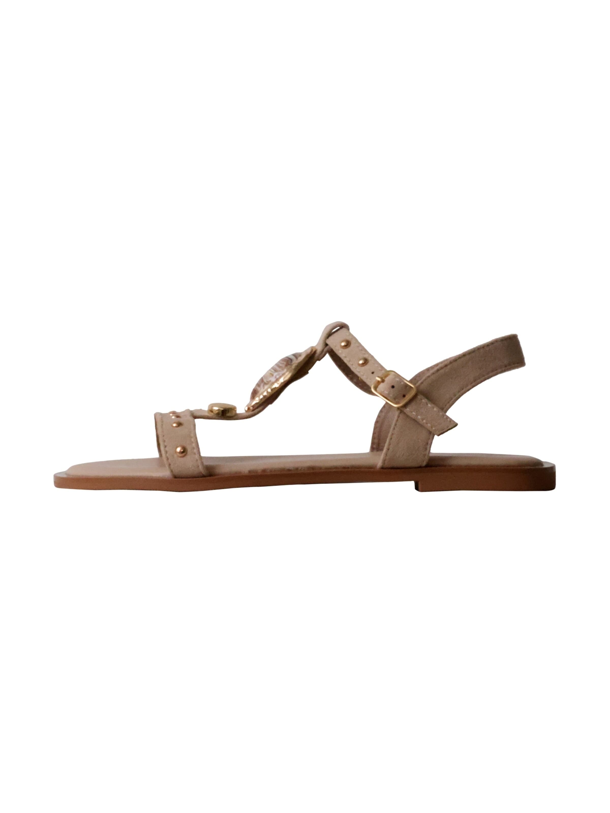Super Mode - Sandalias 'Joalice Riemchensandalen' en verde: frente