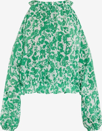 IZIA Blouse in Groen: voorkant