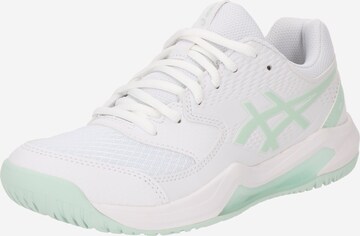 Chaussure de sport 'DEDICATE 8' ASICS en blanc : devant