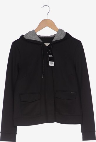 COMMA Sweatshirt & Zip-Up Hoodie in M in Black: front