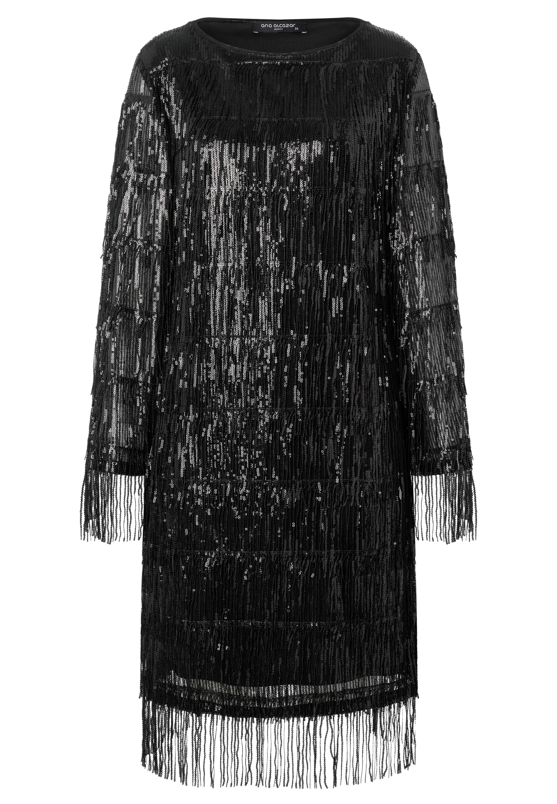 Ana Alcazar Cocktailkleid 'Tabea' in Schwarz: Vorderseite