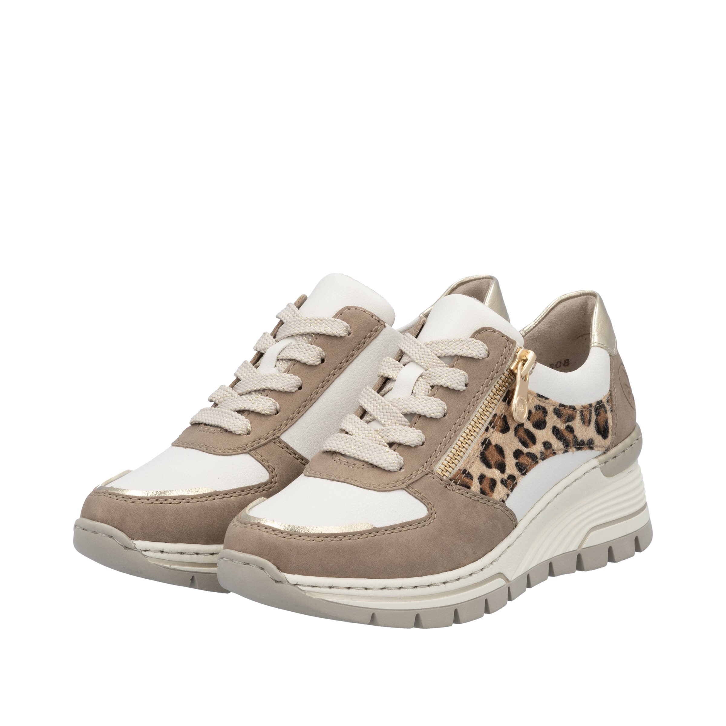 Baskets basses Rieker en beige