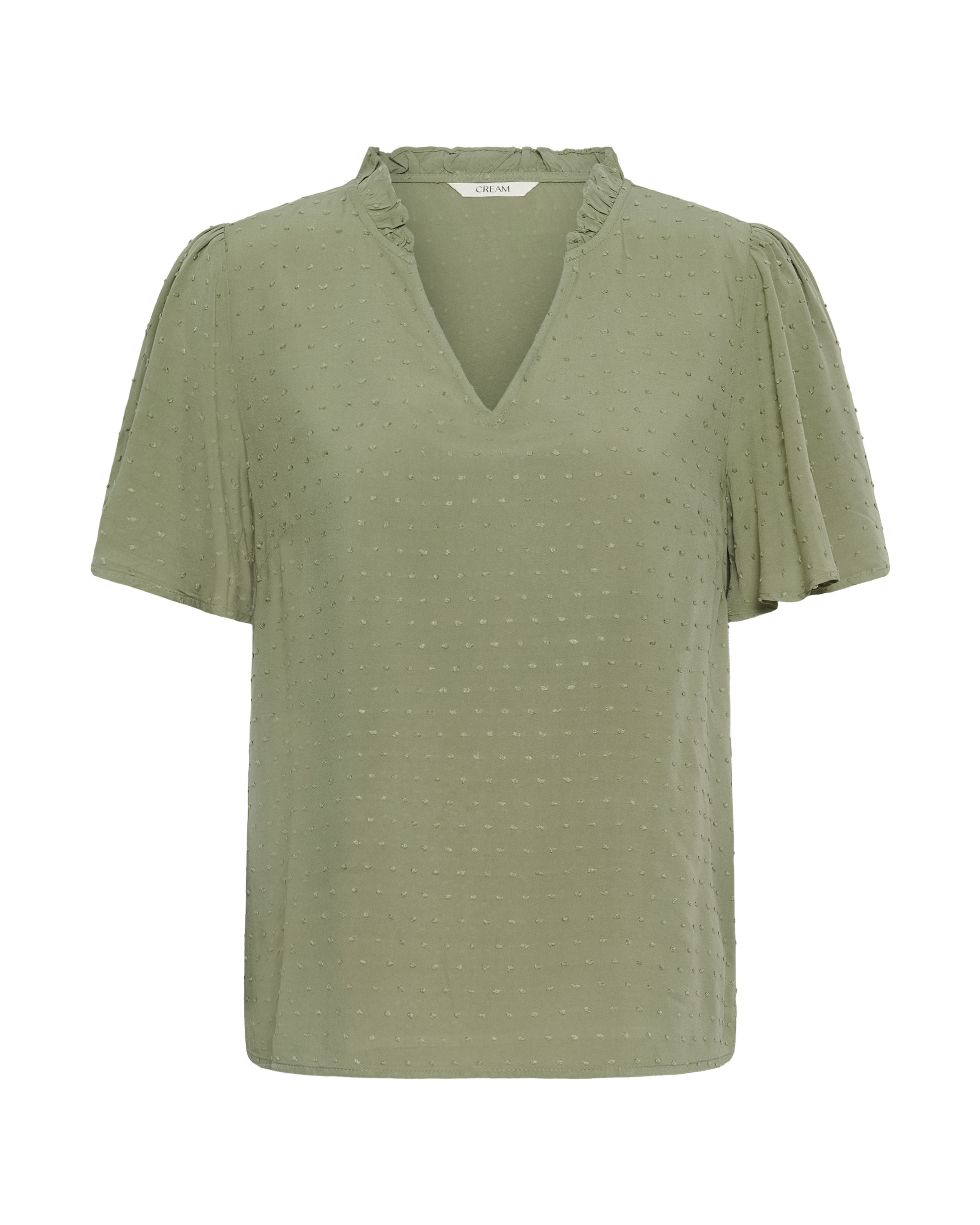 Cream - Blusa 'Loma' em verde: frente