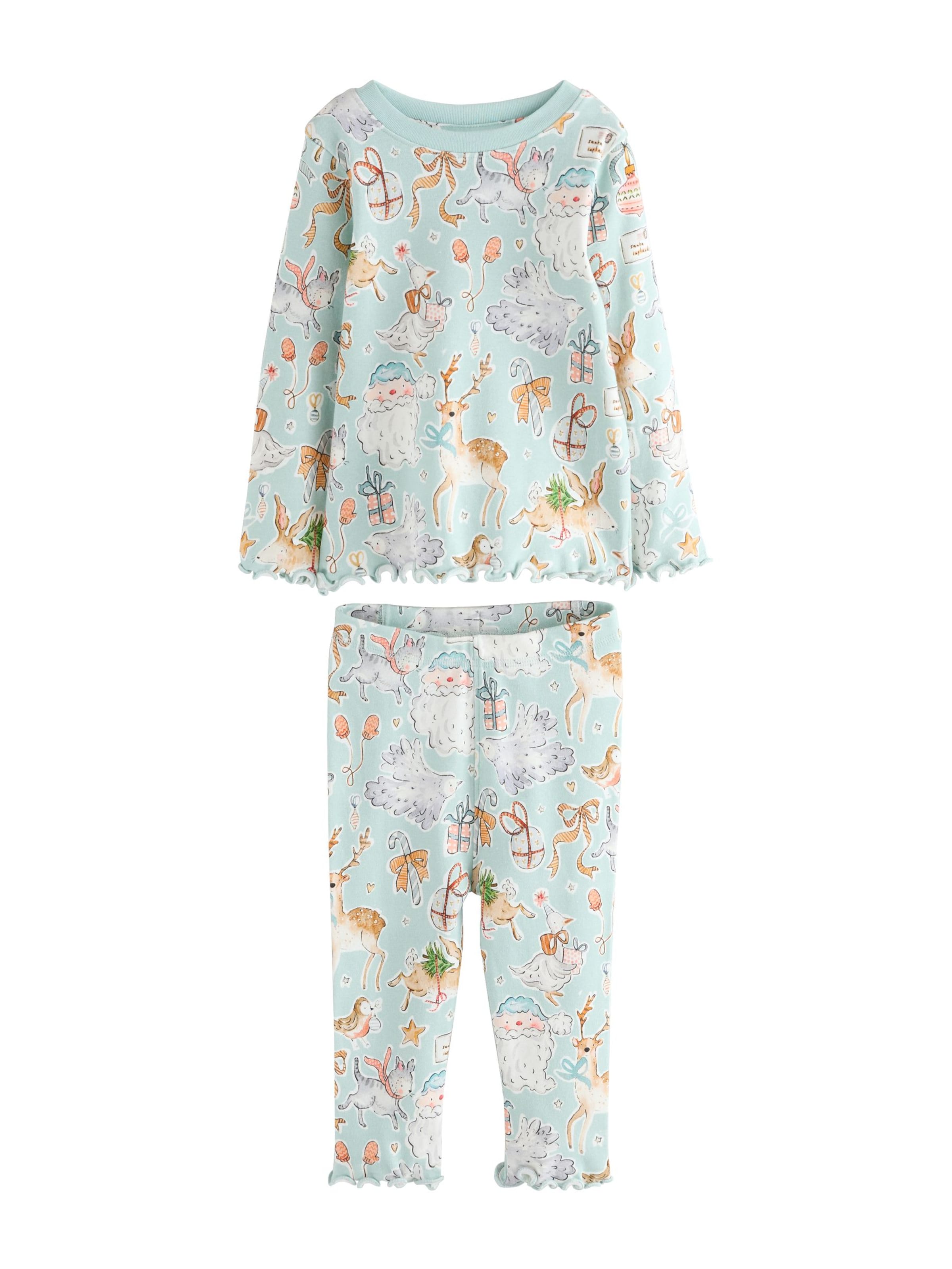 Pyjama 'Weihnachtlicher' Next en bleu : devant