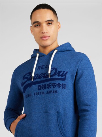 Superdry Sweatshirt in Blauw