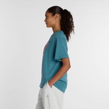 new balance T-Shirt 'Classic' in Blau