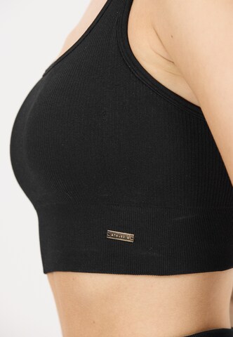 Athlecia Bustier Sport bh 'Aideny' in Zwart