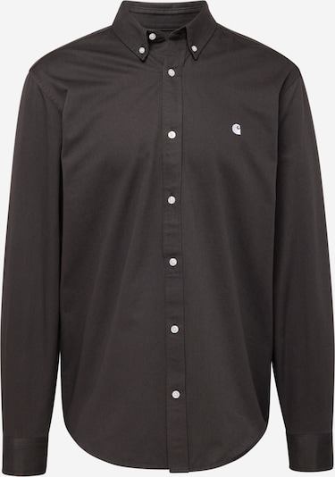Carhartt WIP Biroja krekls 'Madison', krāsa - antracīta / balts, Preces skats
