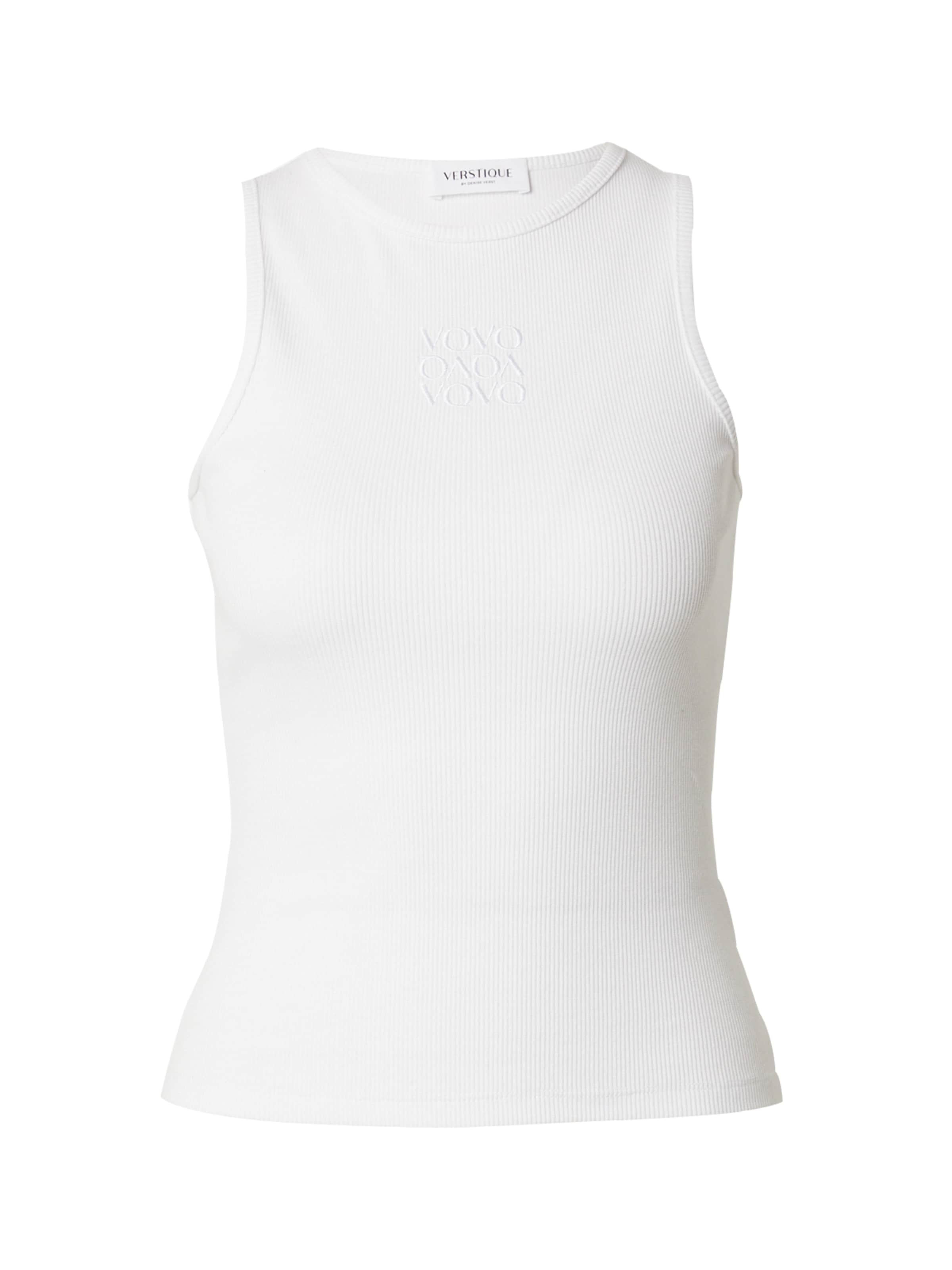 VERSTIQUE Топ в Белый: спереди