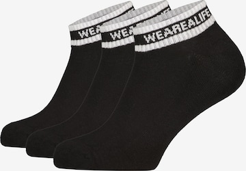 alife & kickin Socken in Schwarz: Vorderseite