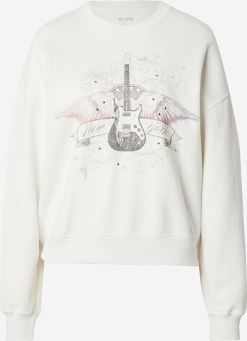 HOLLISTER Суичър 'IZZY LANE' в бяло: отпред