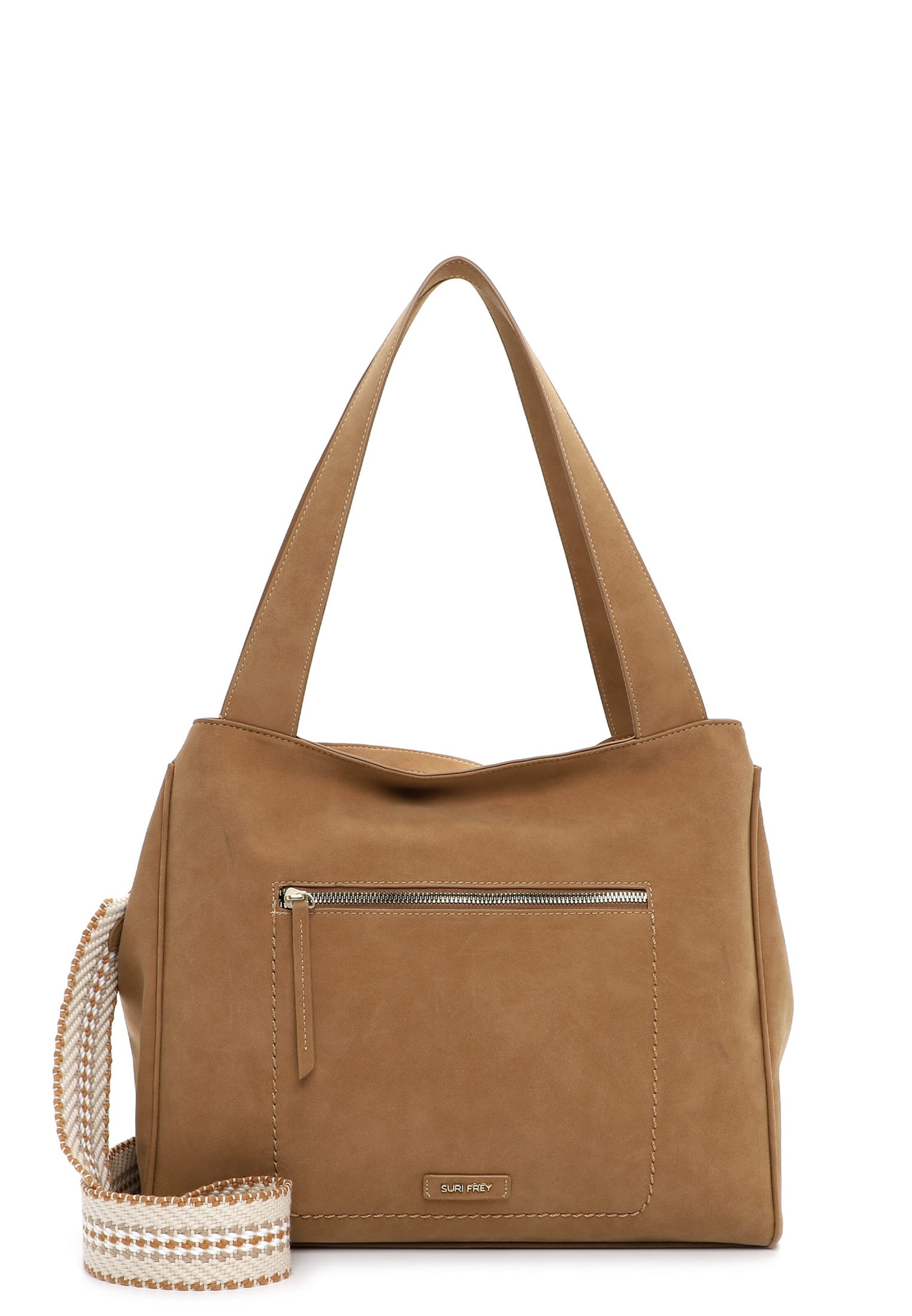 Cabas 'Christy' Suri Frey en marron : devant