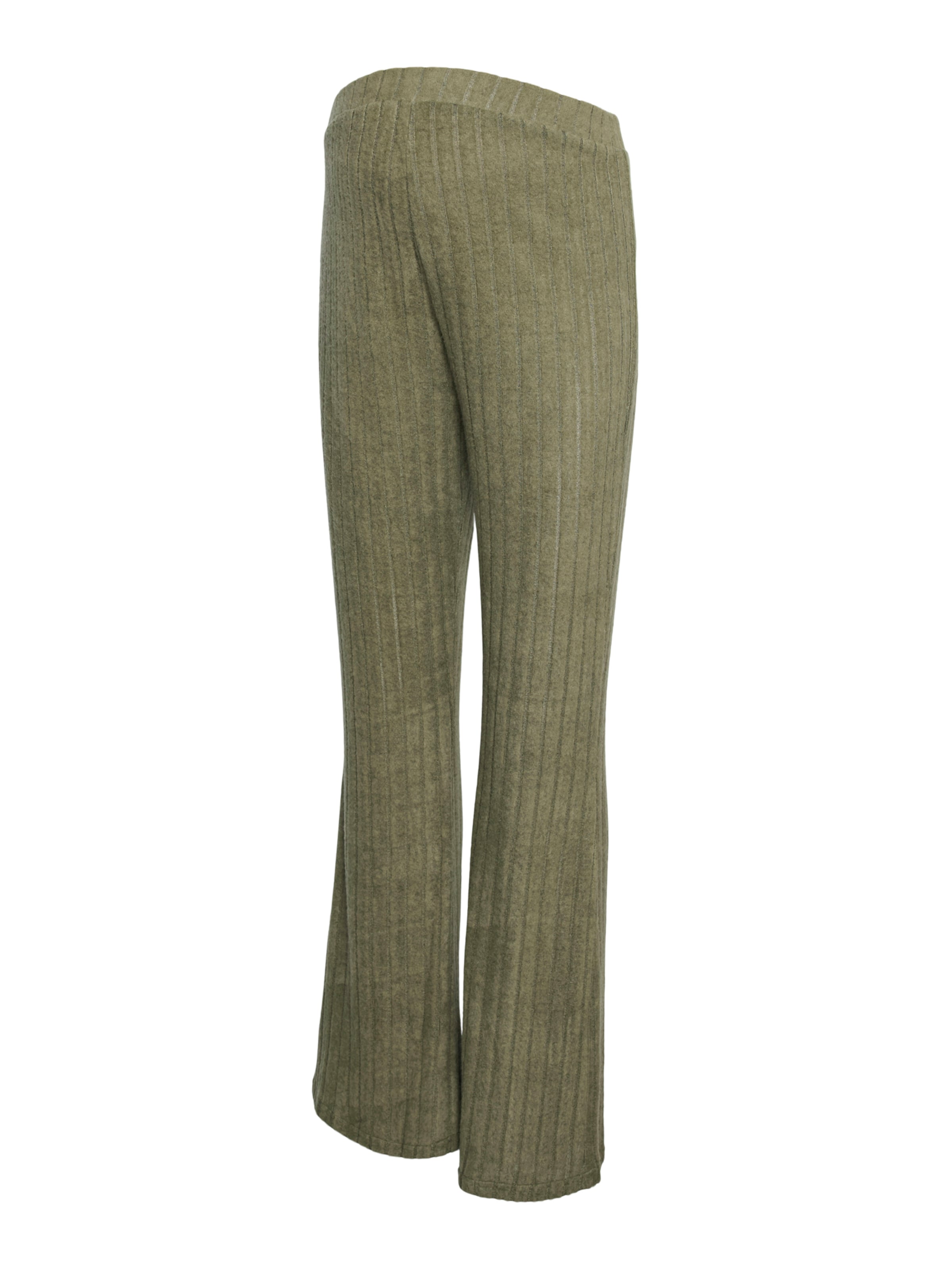 MAMALICIOUS Regular Trousers in Green: front