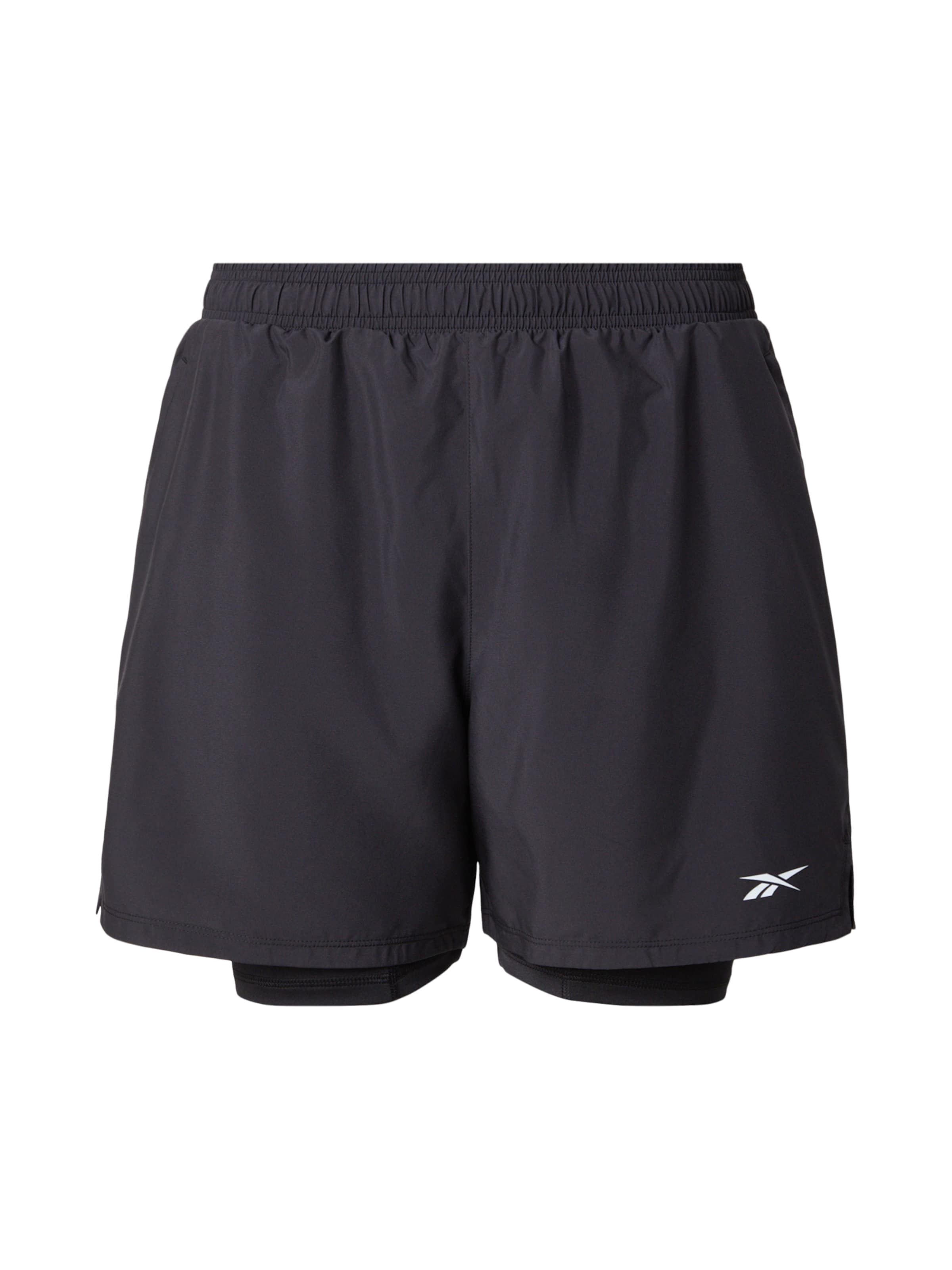 Reebok Szabványos Sportnadrágok 'ATHLETE' - fekete: elől