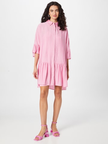 OBJECT Košilové šaty 'TILIA' – pink: přední strana