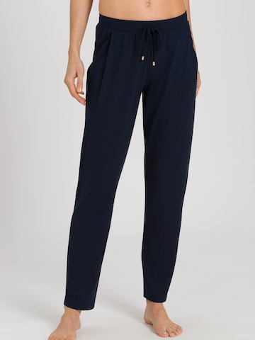 Hanro Pajama Pants 'Sleep & Lounge' in Blue: front