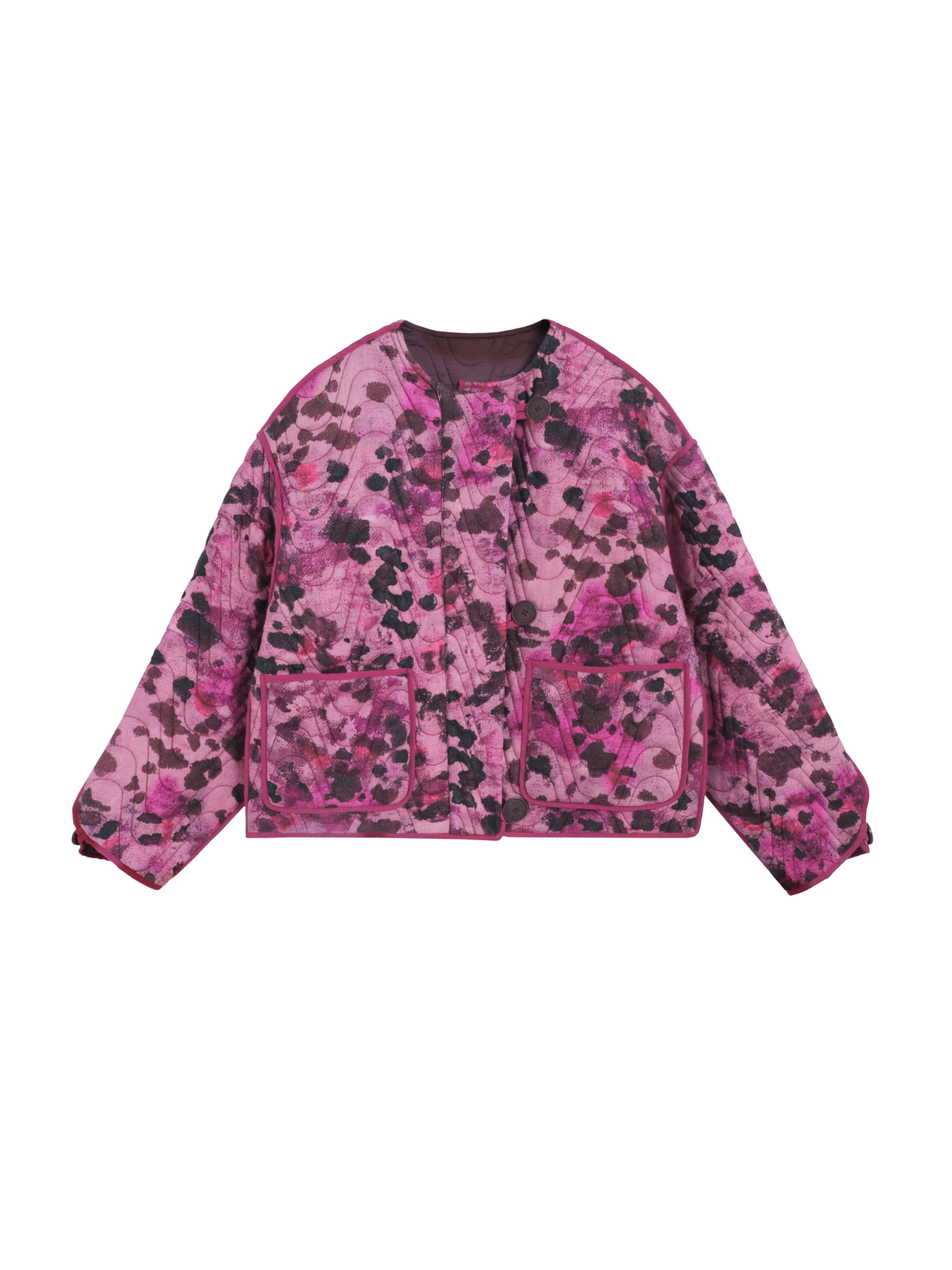 Scalpers Övergångsjacka ' ' i lila: framsida