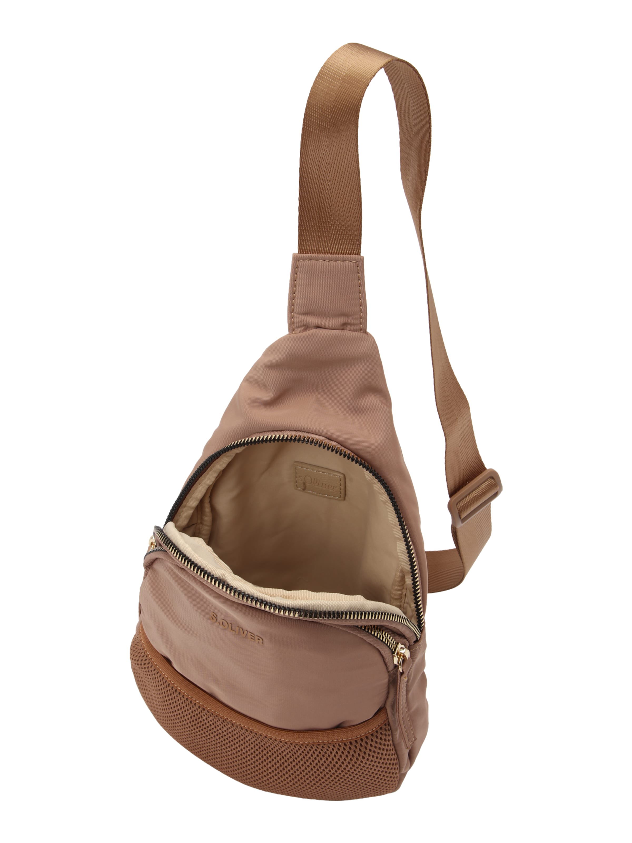 Sac à bandoulière s.Oliver en marron : au dessus