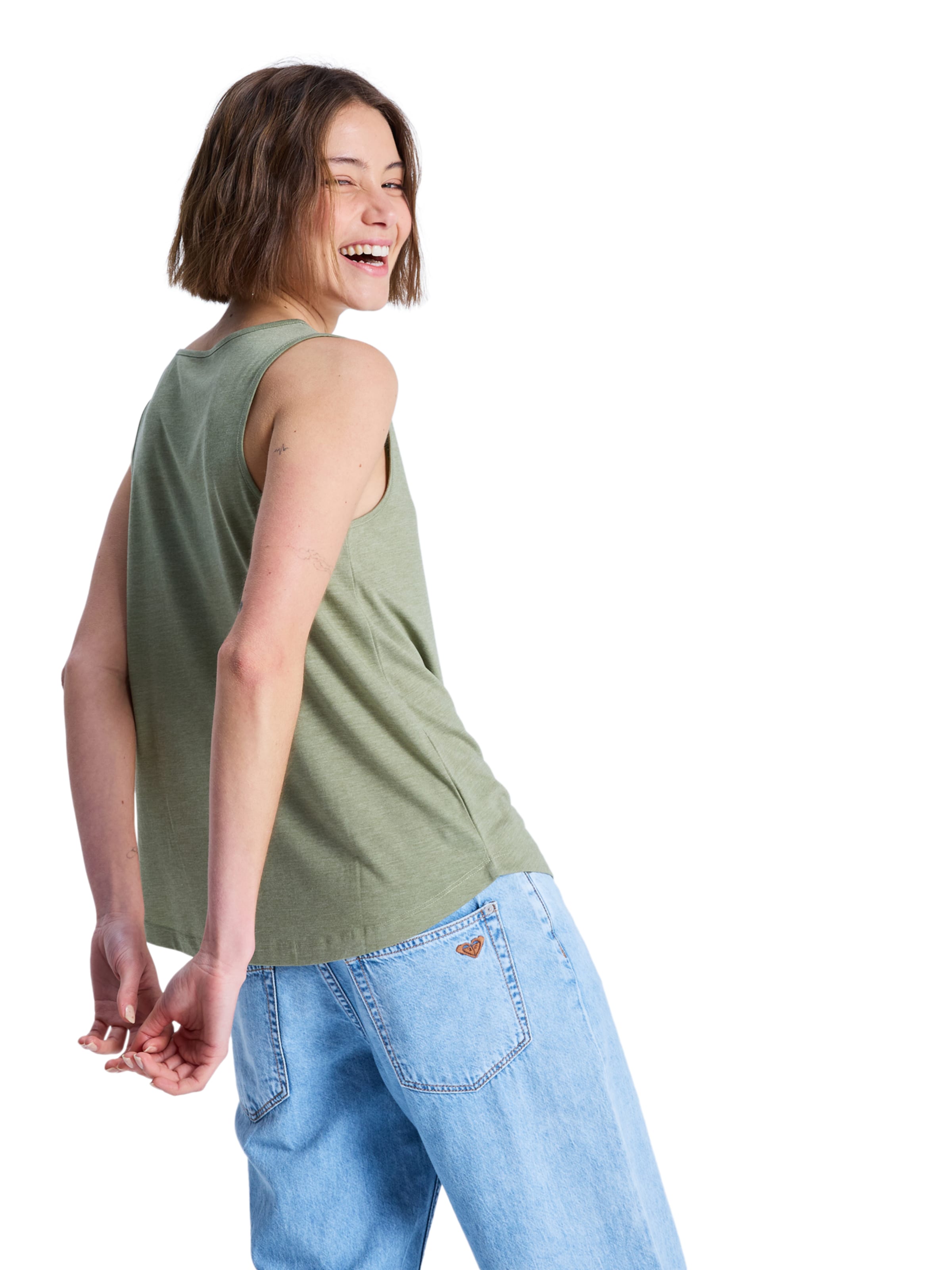 ROXY Top 'Surfclassic' in Green