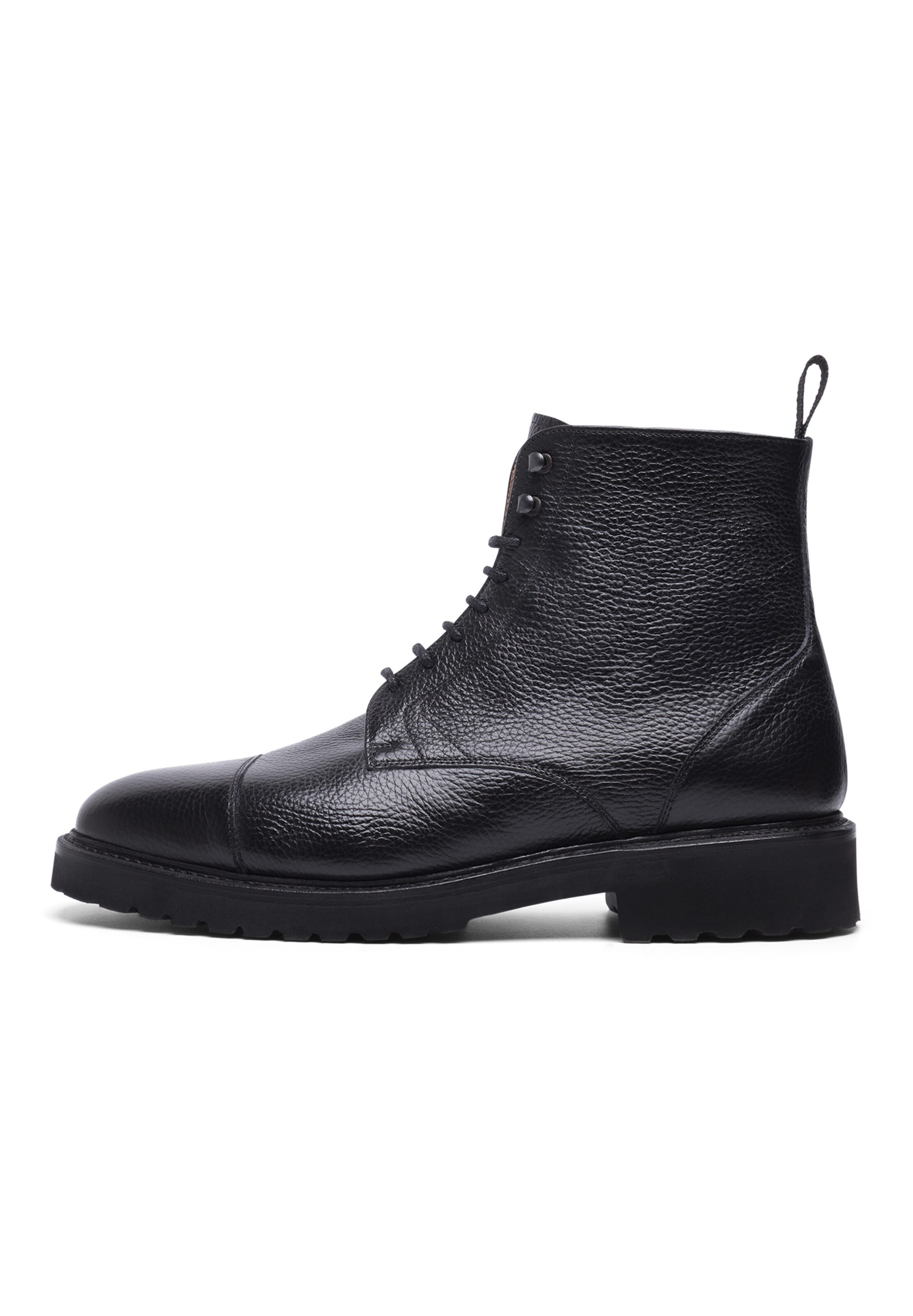 Henry Stevens Schnürboots 'Winston CDB6' in Schwarz
