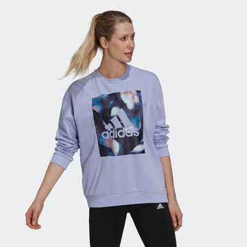 ADIDAS SPORTSWEAR Sport sweatshirt i lila: framsida
