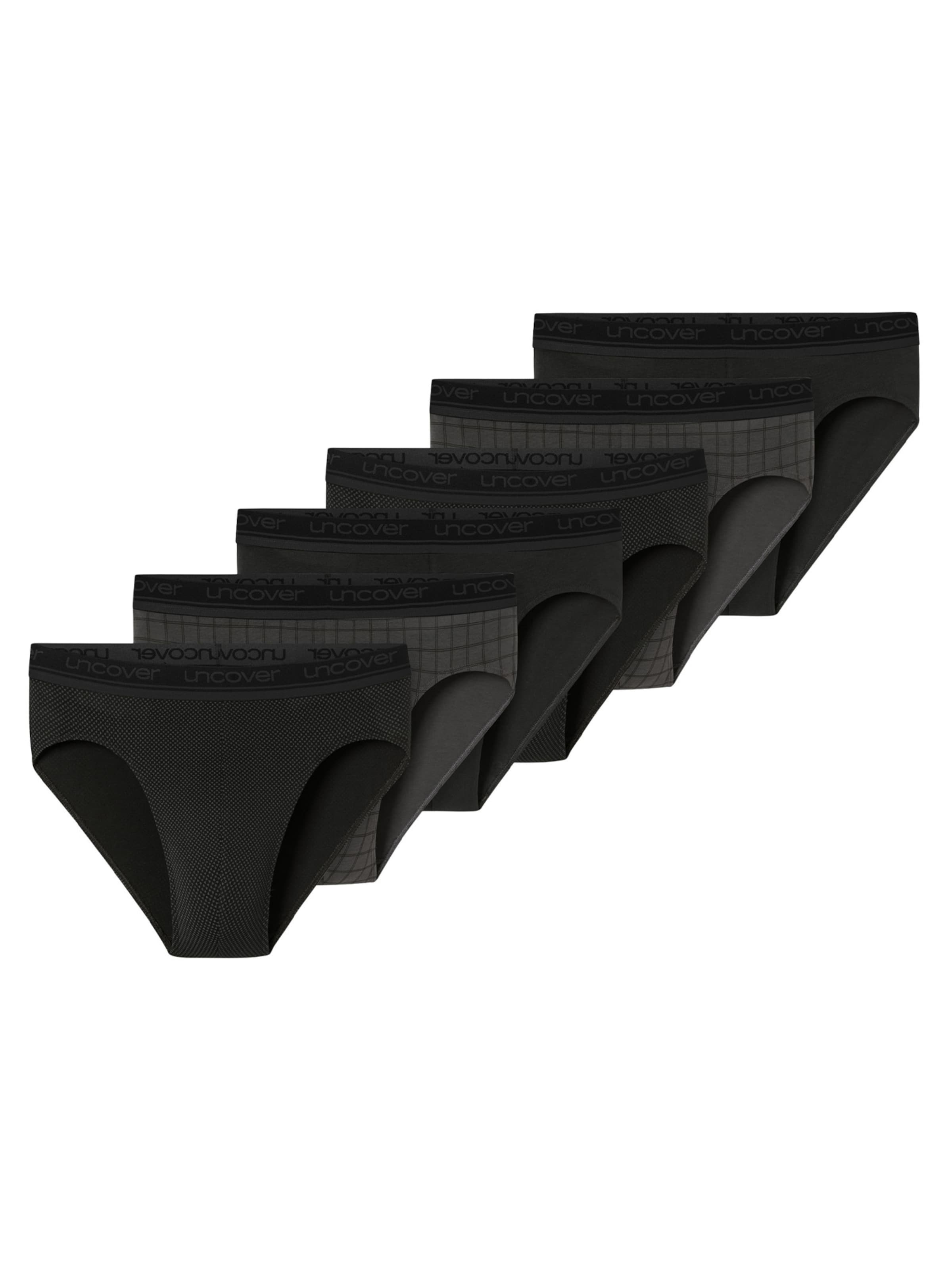 uncover by SCHIESSER Slip 'Cotton' in Black: front