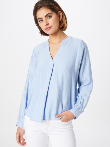 COMMA Blouse in Blauw: voorkant