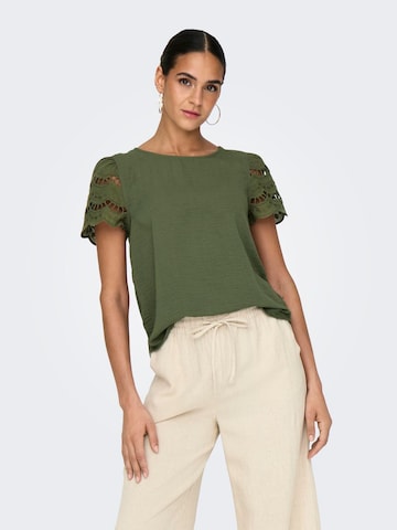 JDY - Blusa 'HANNAH' em verde: frente