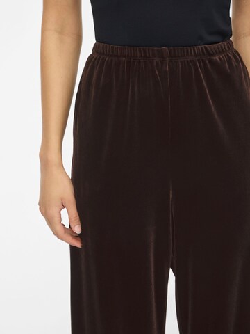Wide Leg Pantalon 'LINDRA ' VILA en marron
