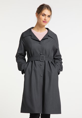 usha BLACK LABEL Between-Seasons Coat in Grey: front