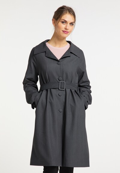 usha BLACK LABEL Between-Seasons Coat in Dark grey, View model