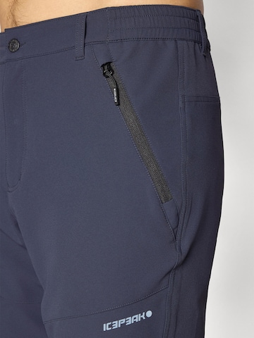 ICEPEAK - Regular Calças de desporto em azul